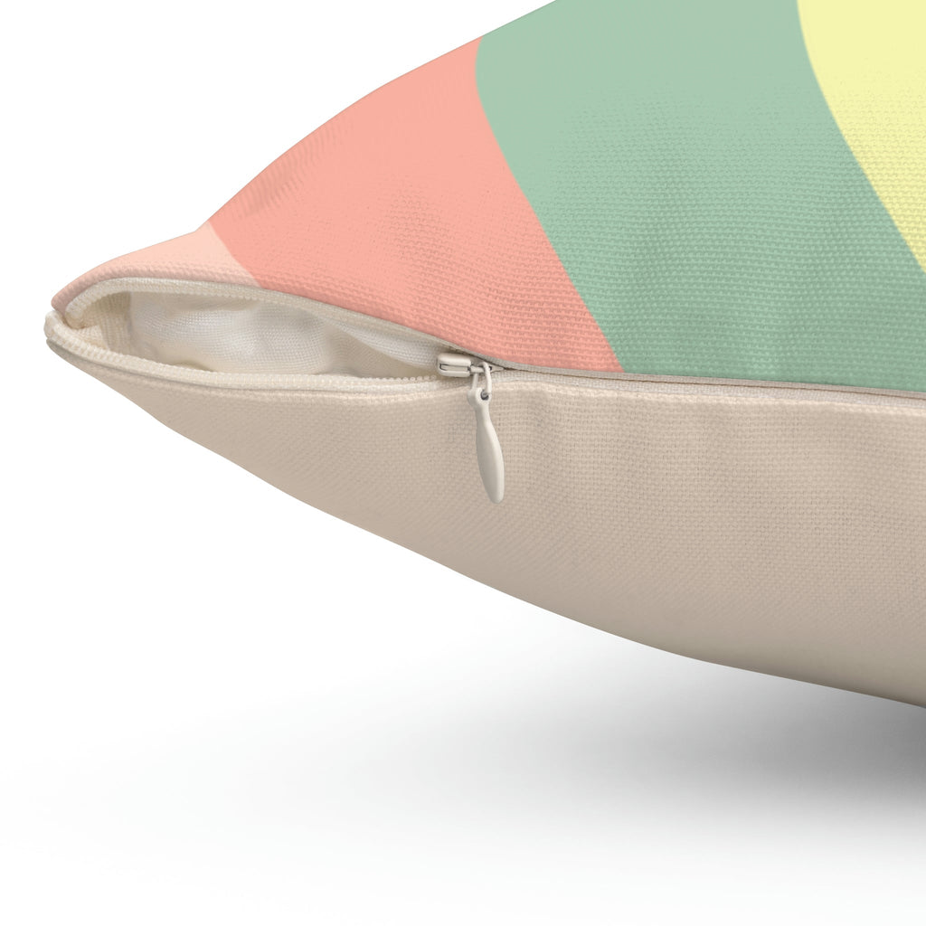 Down Rainbow Hill Square Pillow Home Decor Pink Sweetheart