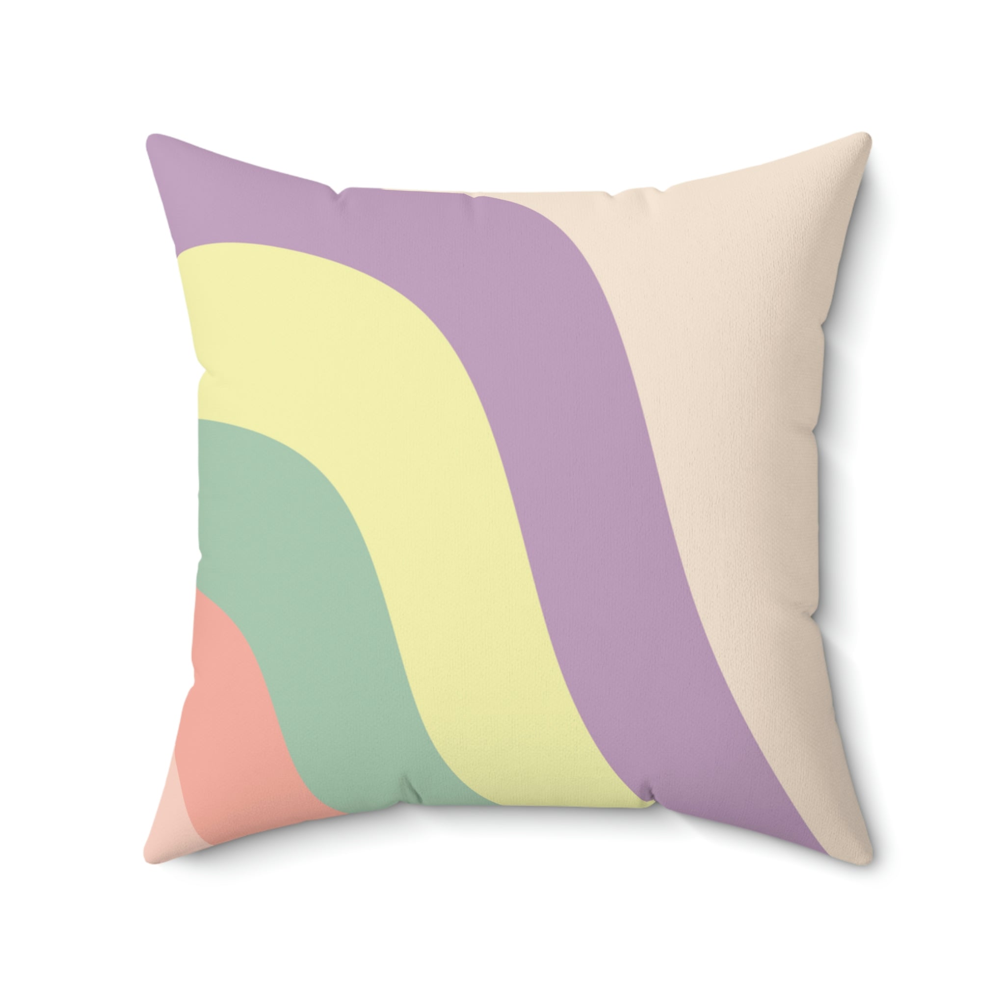 Down Rainbow Hill Square Pillow Home Decor Pink Sweetheart