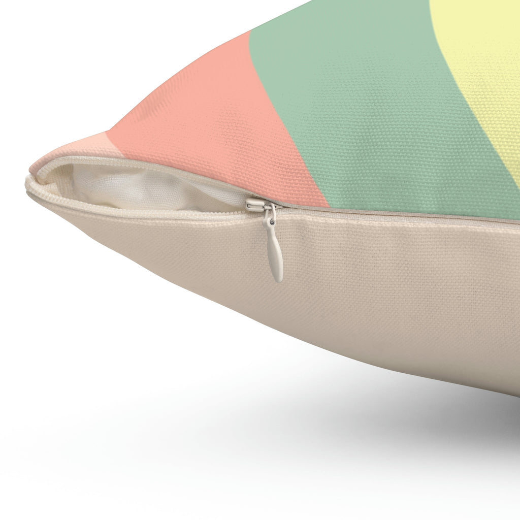 Down Rainbow Hill Square Pillow Home Decor Pink Sweetheart