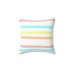 Draw the Line Square Pillow Home Decor Pink Sweetheart