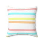 Draw the Line Square Pillow Home Decor Pink Sweetheart