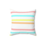 Draw the Line Square Pillow Home Decor Pink Sweetheart