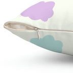 Escape to LaLa Land Square Pillow Home Decor Pink Sweetheart