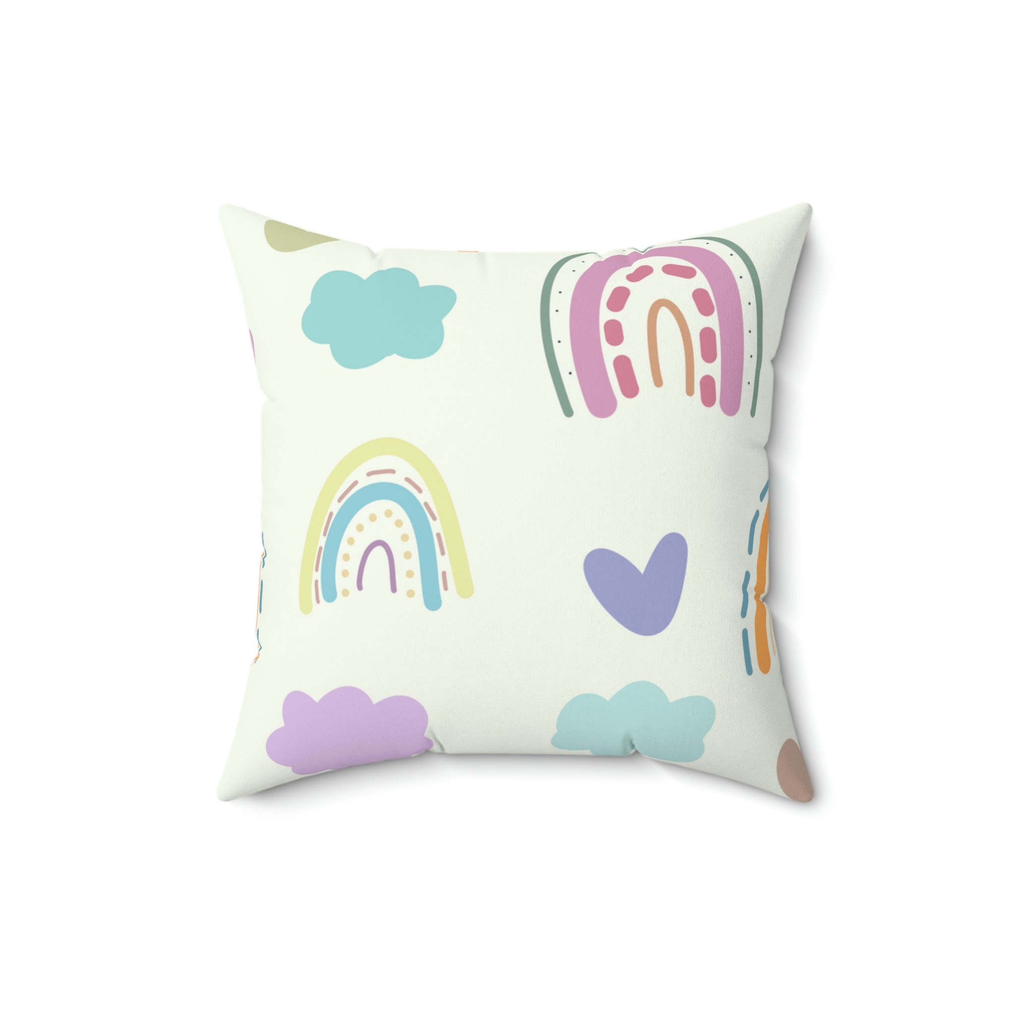 Escape to LaLa Land Square Pillow Home Decor Pink Sweetheart
