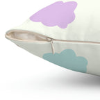 Escape to LaLa Land Square Pillow Home Decor Pink Sweetheart