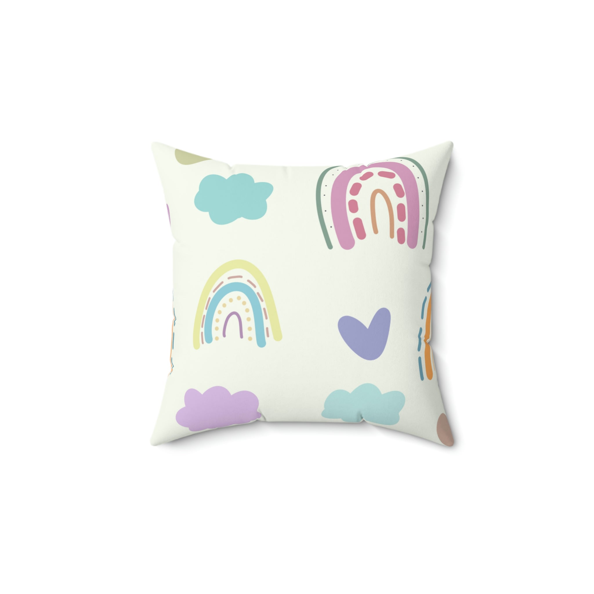 Escape to LaLa Land Square Pillow Home Decor Pink Sweetheart
