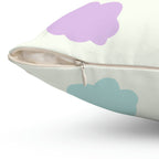 Escape to LaLa Land Square Pillow Home Decor Pink Sweetheart