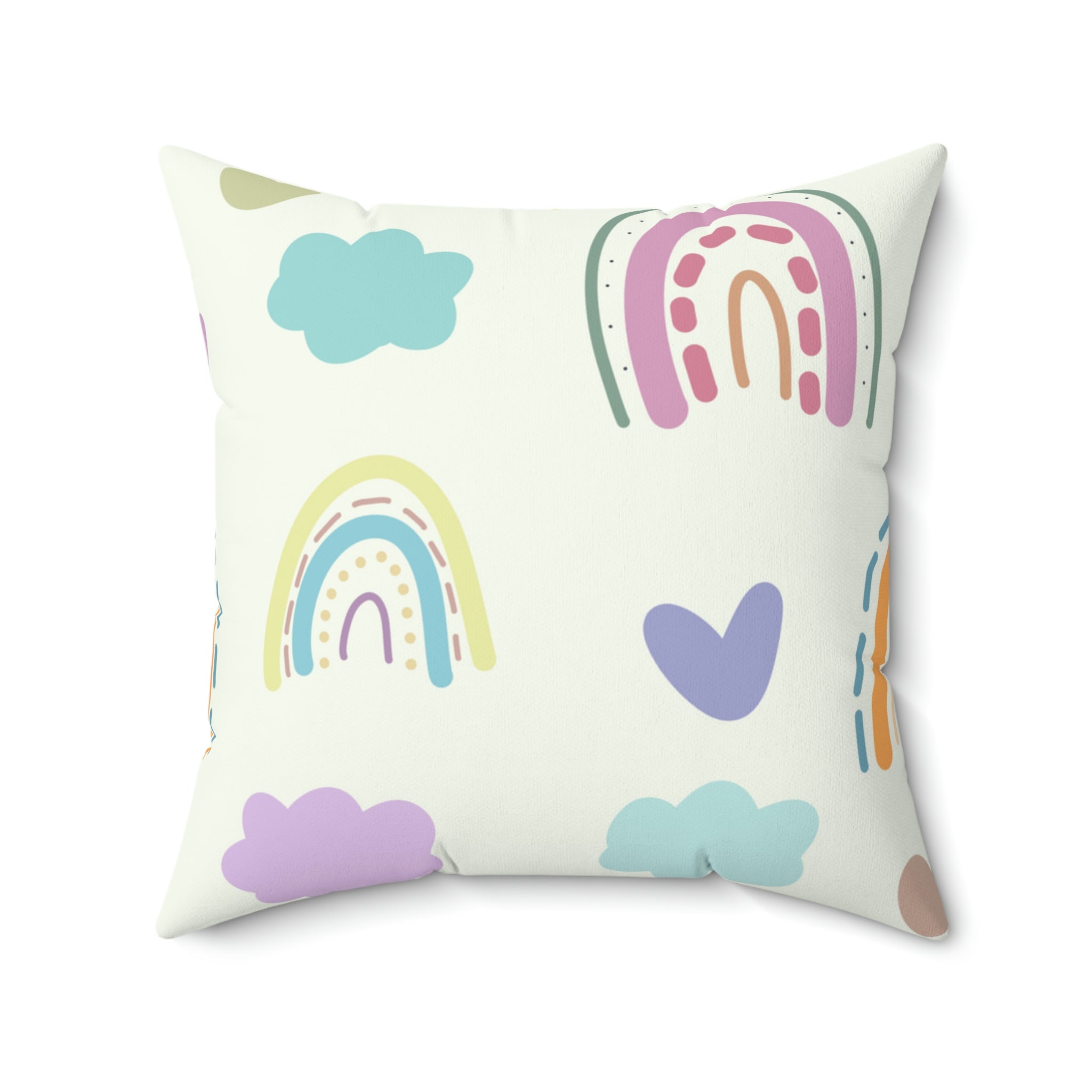 Escape to LaLa Land Square Pillow Home Decor Pink Sweetheart