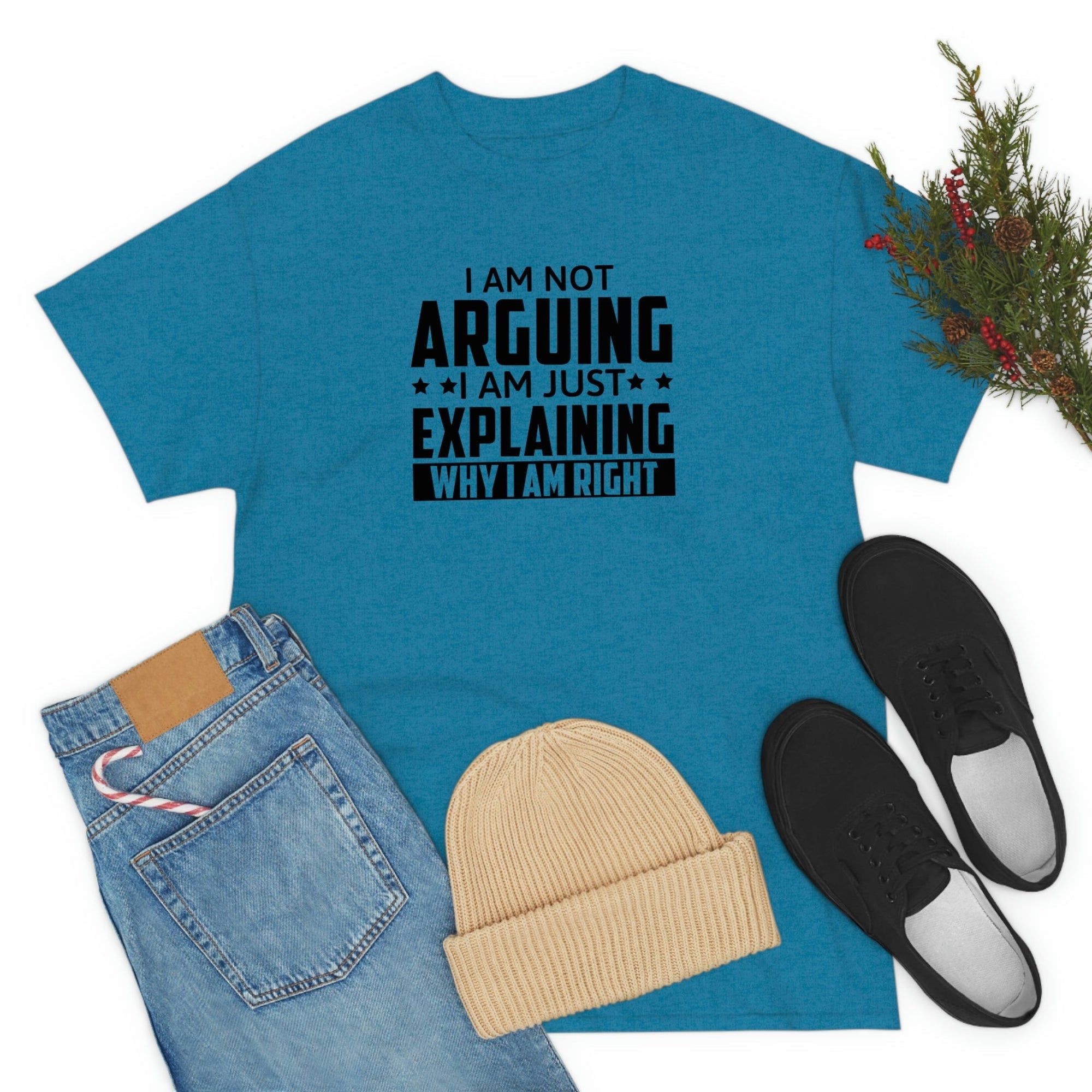 Explaining Why I'm Right Cotton Tee T-Shirt Pink Sweetheart