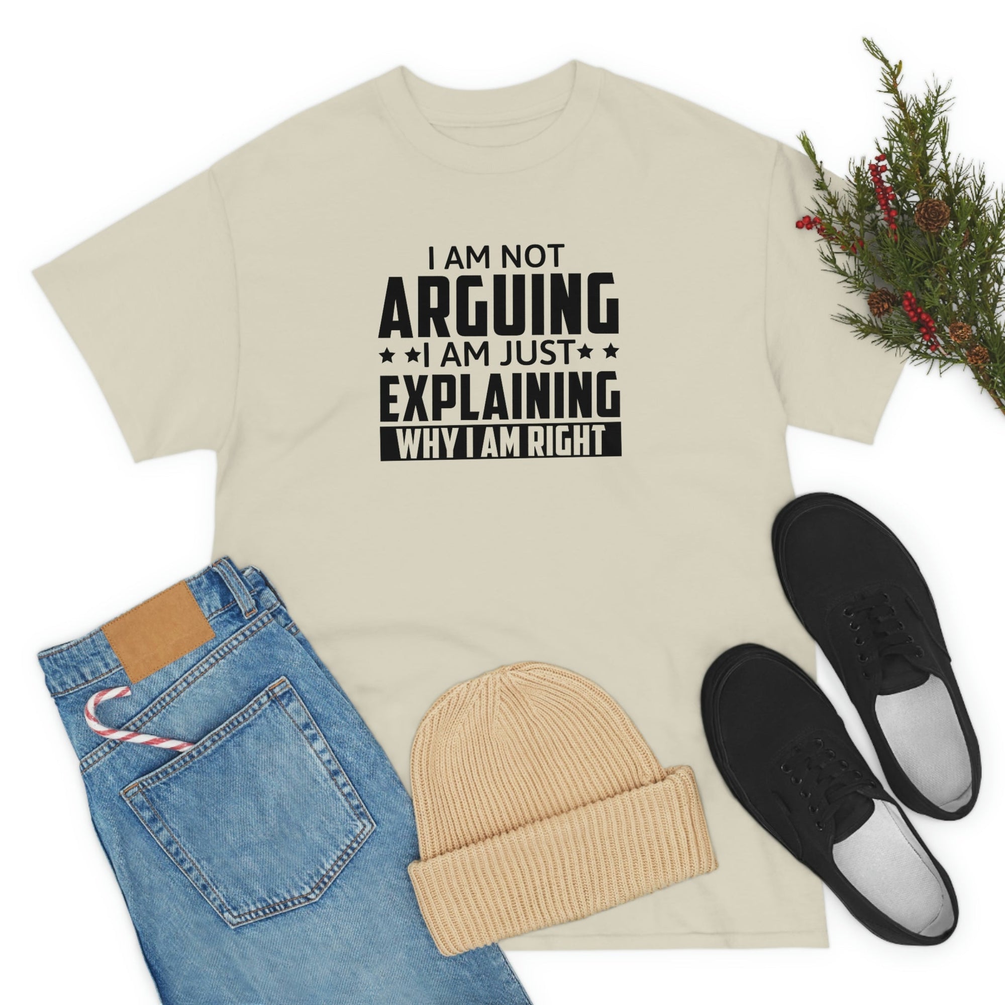 Explaining Why I'm Right Cotton Tee T-Shirt Pink Sweetheart