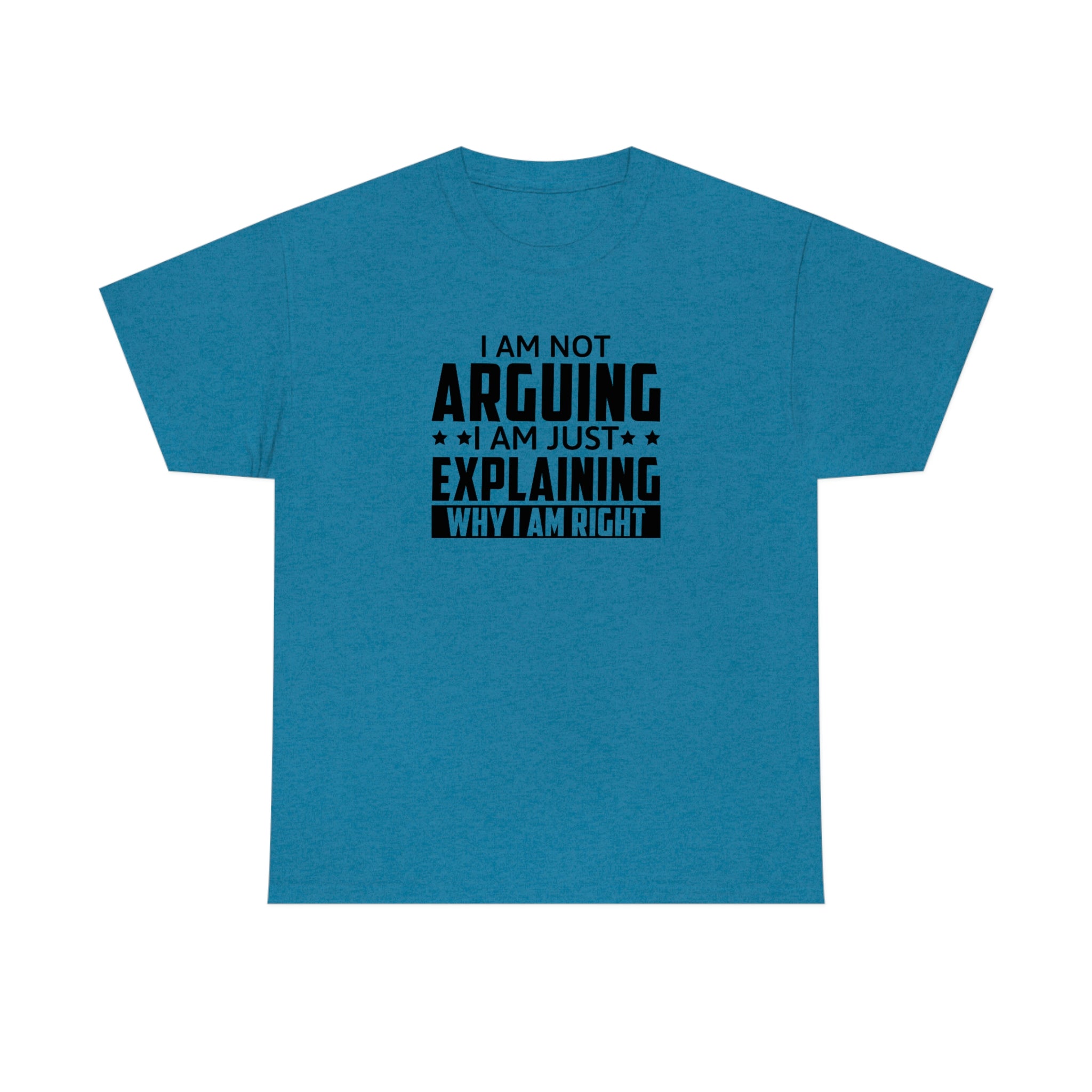 Explaining Why I'm Right Cotton Tee T-Shirt Pink Sweetheart