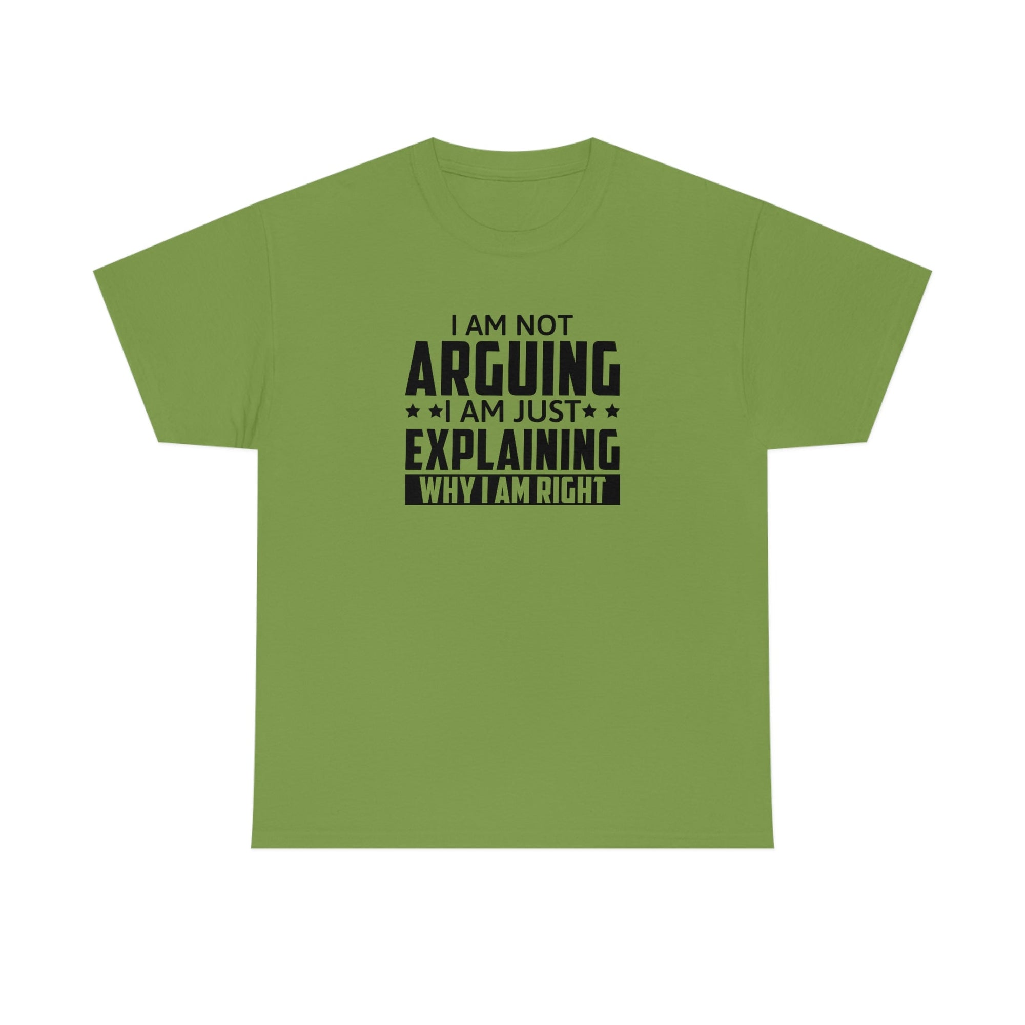 Explaining Why I'm Right Cotton Tee T-Shirt Pink Sweetheart