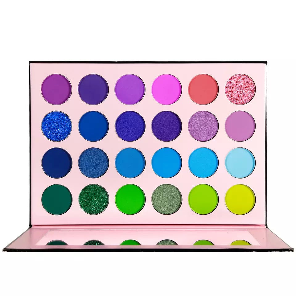 “Fairytale” Pressed Powder Eyeshadow Makeup Palette Eye Shadow Pink Sweetheart