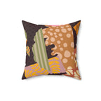 Falling in Love Autumn Square Pillow Home Decor Pink Sweetheart