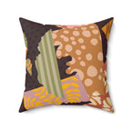 Falling in Love Autumn Square Pillow Home Decor Pink Sweetheart
