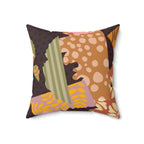 Falling in Love Autumn Square Pillow Home Decor Pink Sweetheart