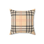 Faux Designer Square Pillow Home Decor Pink Sweetheart