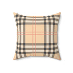 Faux Designer Square Pillow Home Decor Pink Sweetheart