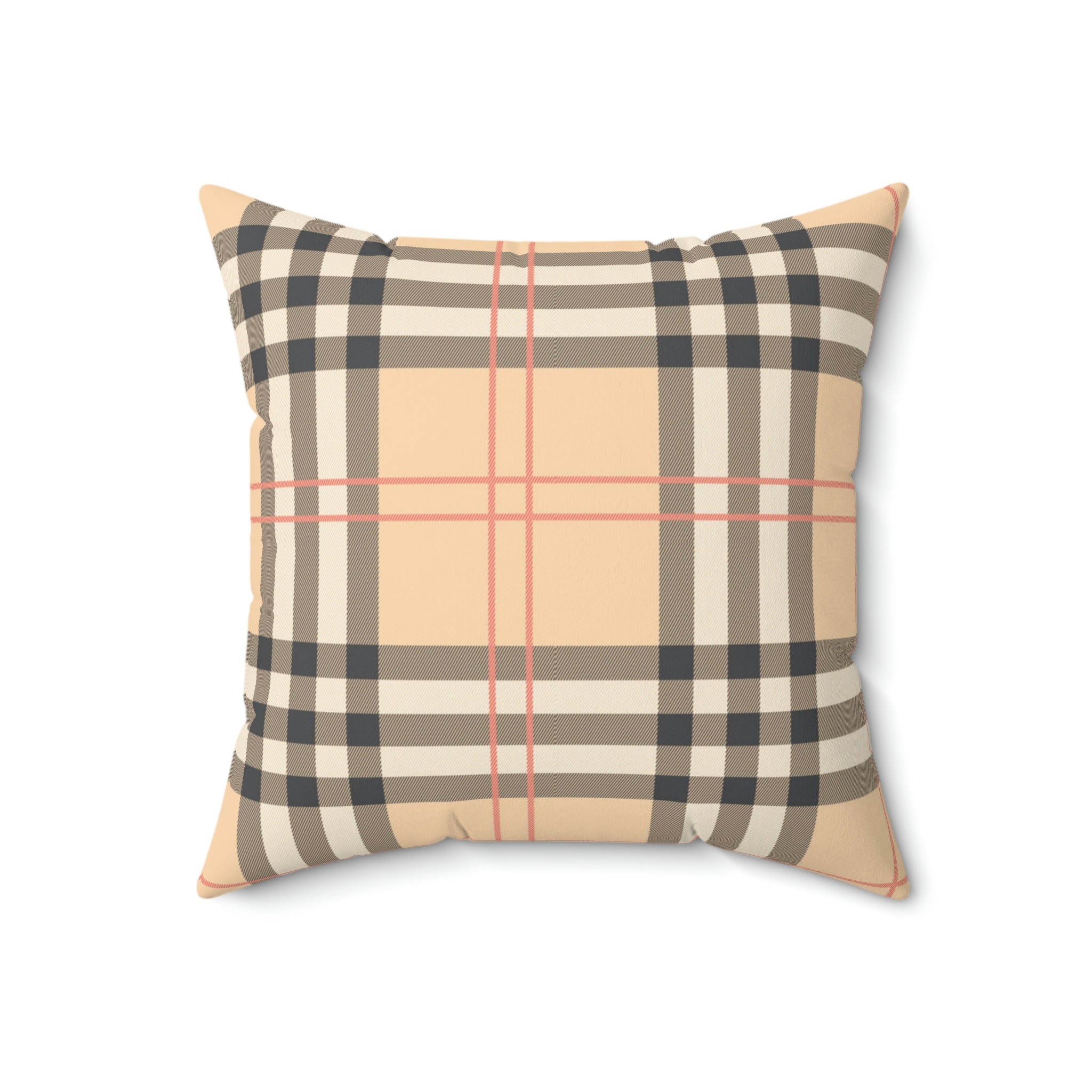 Faux Designer Square Pillow Home Decor Pink Sweetheart