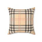 Faux Designer Square Pillow Home Decor Pink Sweetheart