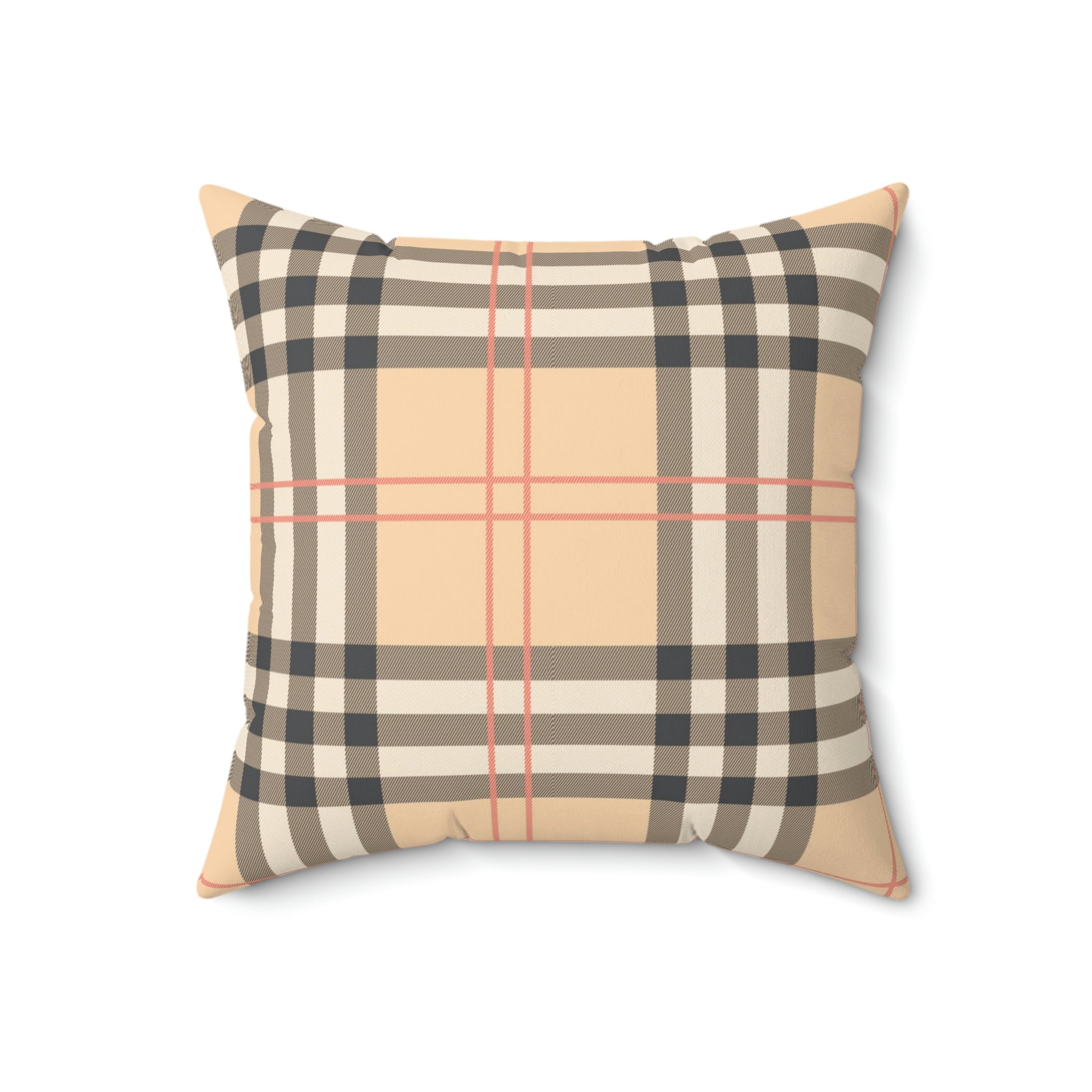 Faux Designer Square Pillow Home Decor Pink Sweetheart