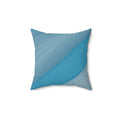Feeling So Blue Square Pillow - Pink Sweetheart