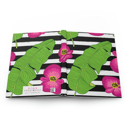 Feeling Tropical Hardcover Matte Journal Paper products Pink Sweetheart