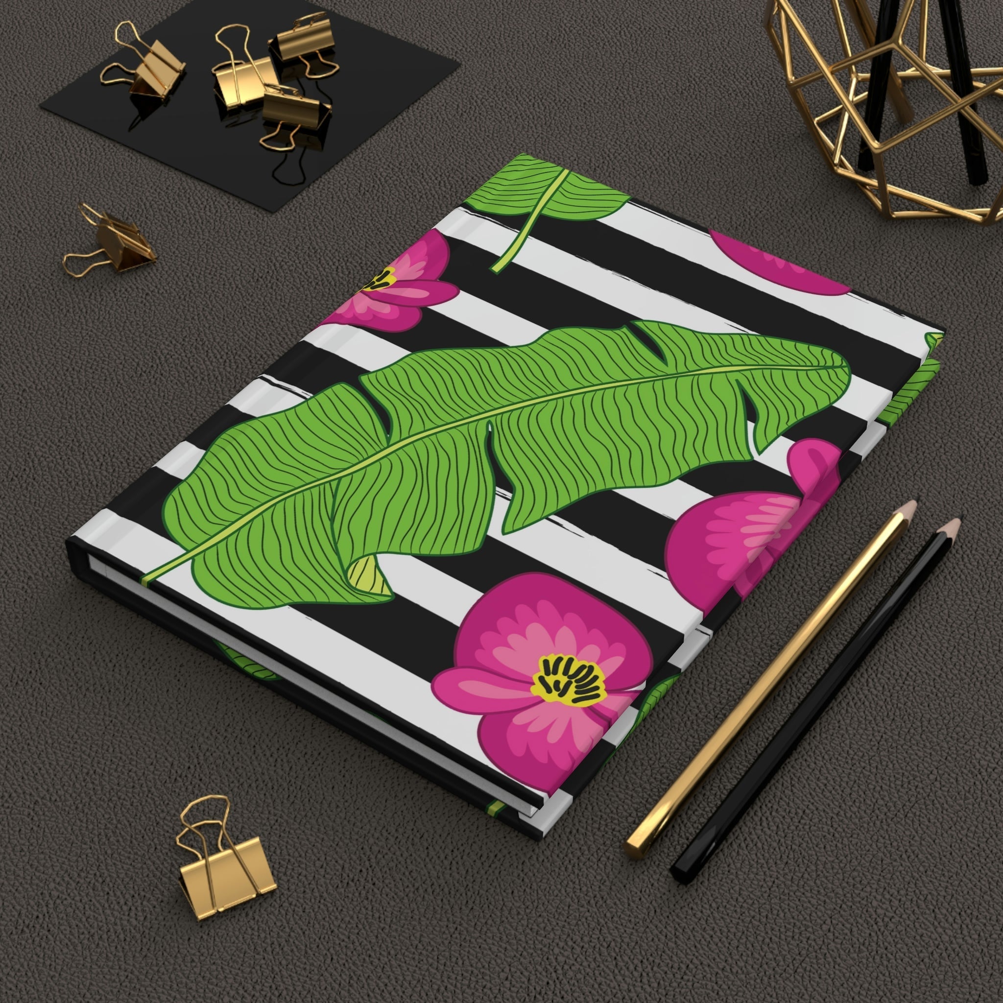Feeling Tropical Hardcover Matte Journal Paper products Pink Sweetheart