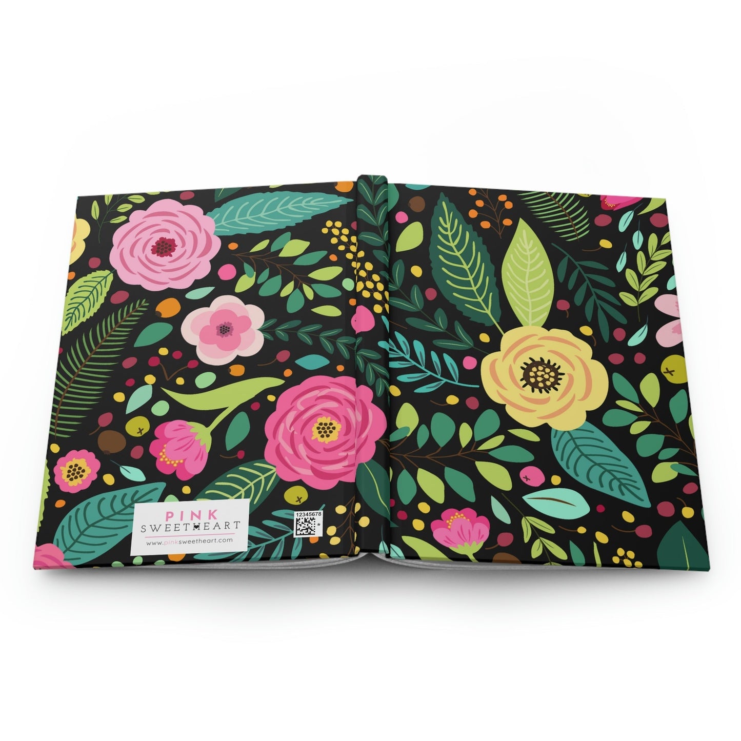 Floral Arrangement Hardcover Matte Journal Paper products Pink Sweetheart