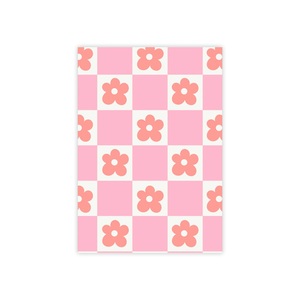 Flower Checkerboard Post-it® Note Pad Paper products Pink Sweetheart