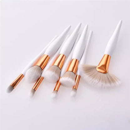 Fluffy White Clouds Makeup Brush Set Makeup Brushes Pink Sweetheart