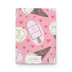 Frozen Sweet Treats Hardcover Matte Journal Paper products Pink Sweetheart