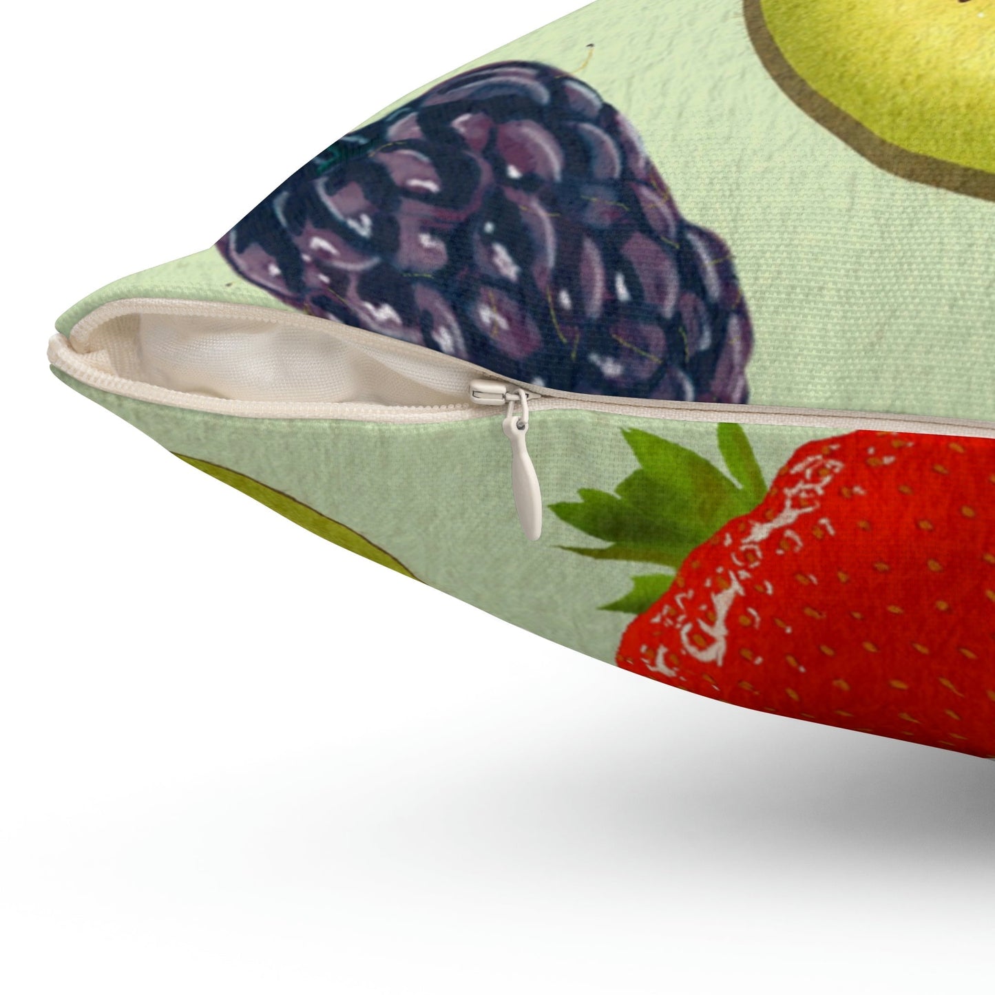 Fruit Salad Square Pillow Home Decor Pink Sweetheart