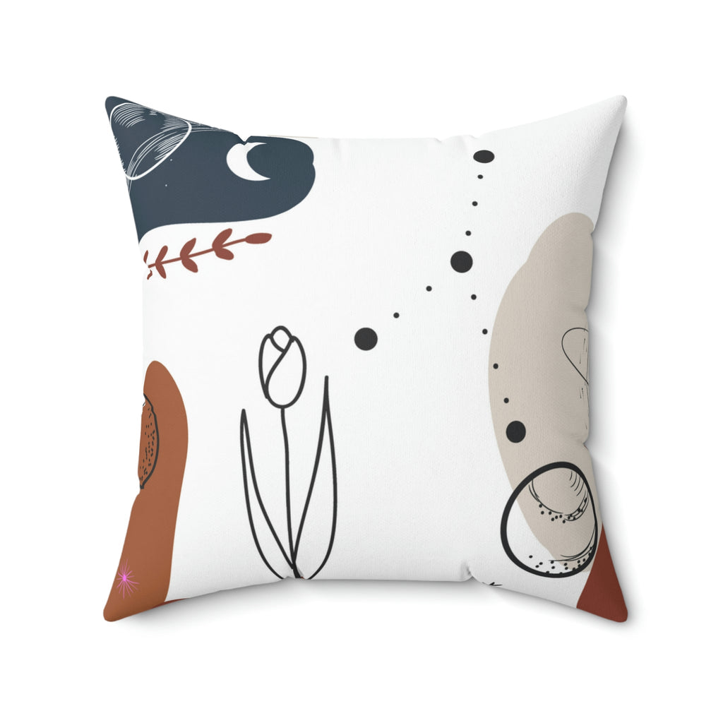 Fulfilling My Purpose Square Pillow Home Decor Pink Sweetheart