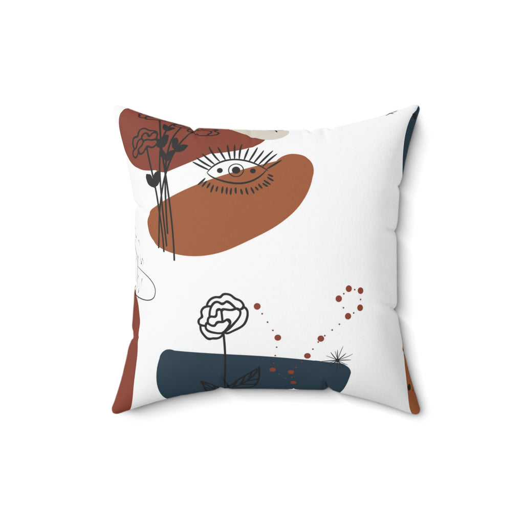 Fulfilling My Purpose Square Pillow Home Decor Pink Sweetheart