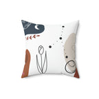 Fulfilling My Purpose Square Pillow Home Decor Pink Sweetheart