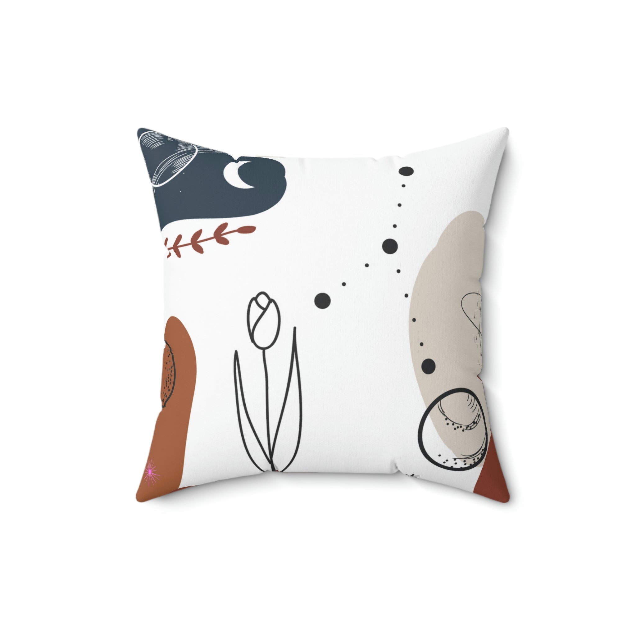 Fulfilling My Purpose Square Pillow Home Decor Pink Sweetheart
