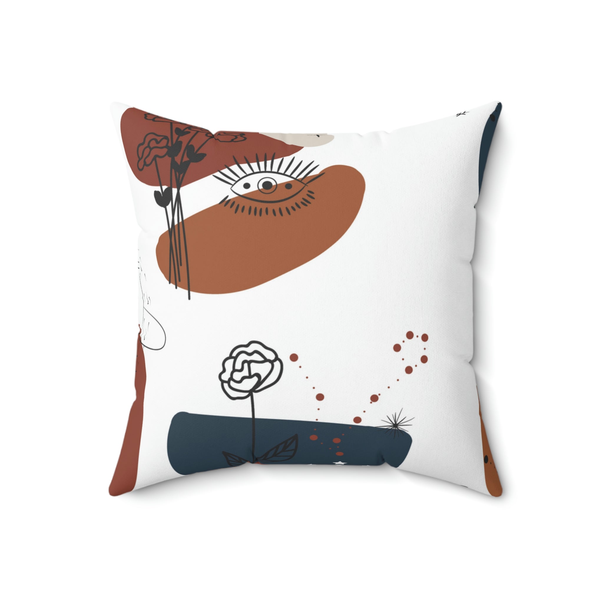Fulfilling My Purpose Square Pillow Home Decor Pink Sweetheart