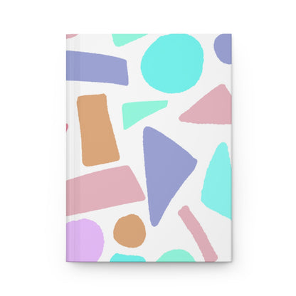 Fun Shapes Hardcover Matte Journal Paper products Pink Sweetheart