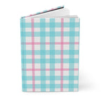 Gingham Hardcover Matte Journal Paper products Pink Sweetheart