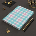 Gingham Hardcover Matte Journal - Pink Sweetheart