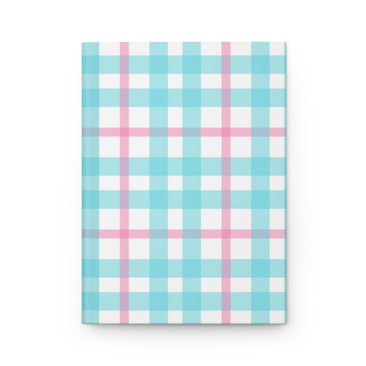Gingham Hardcover Matte Journal Paper products Pink Sweetheart