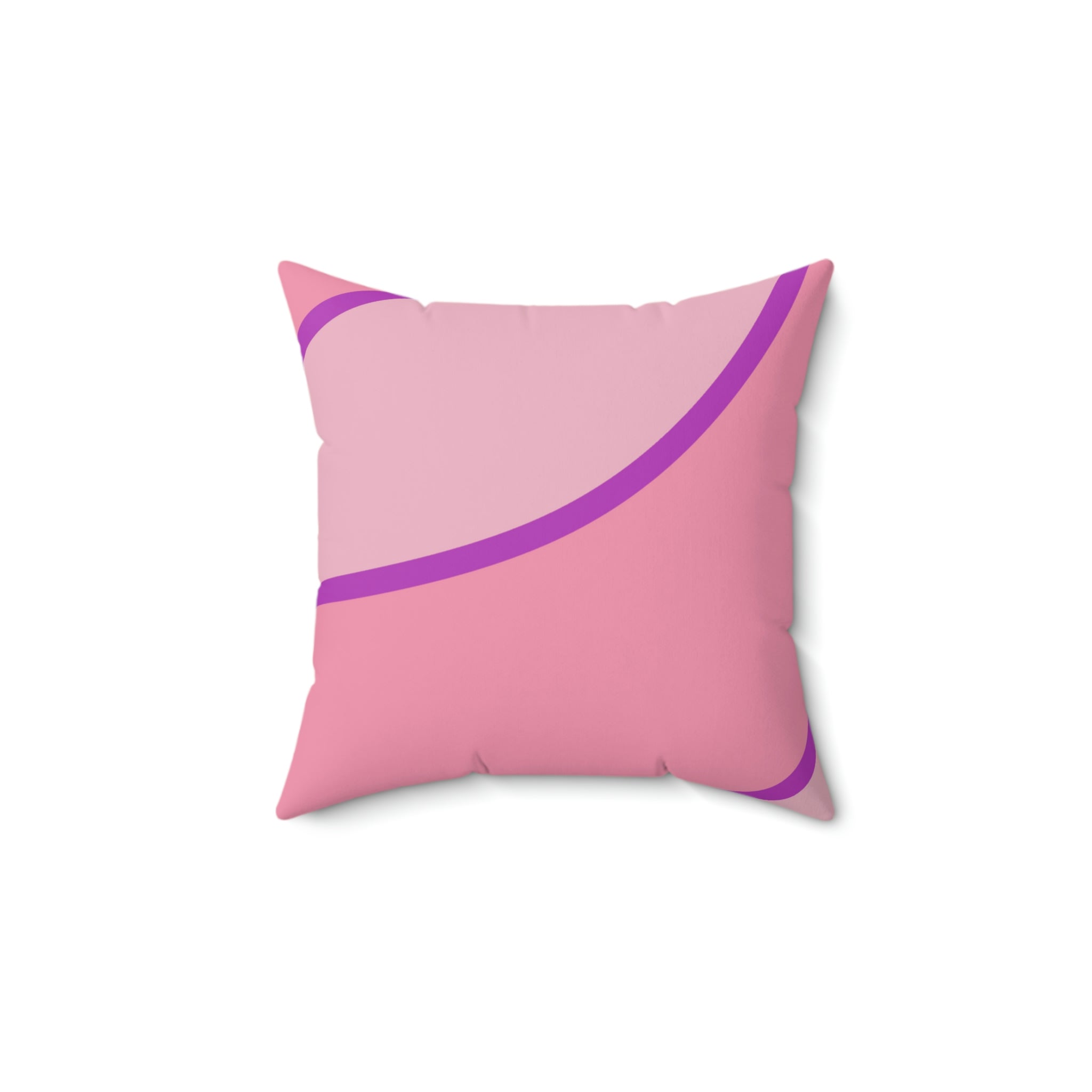Girls Love Stripes Square Pillow Home Decor Pink Sweetheart