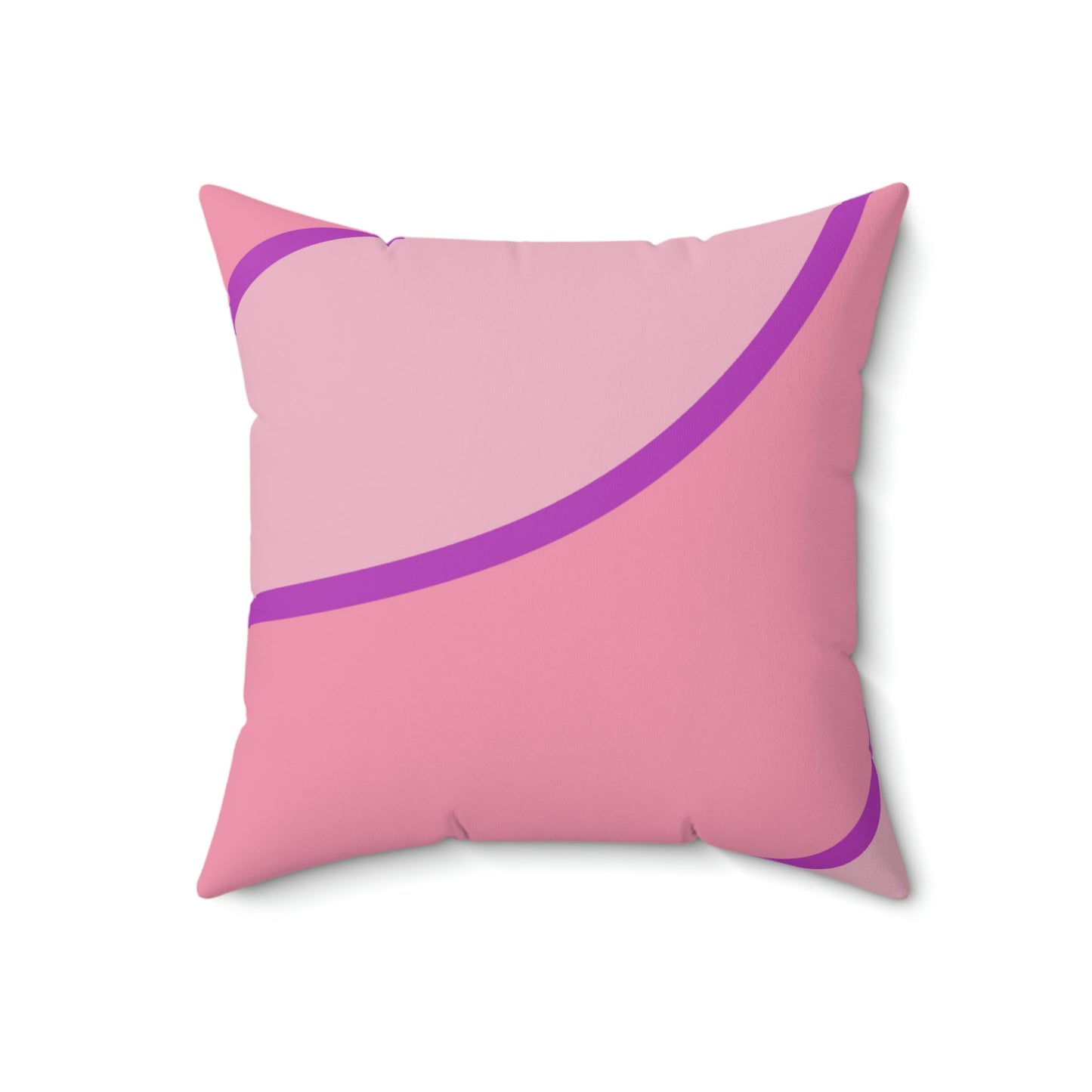 Girls Love Stripes Square Pillow Home Decor Pink Sweetheart