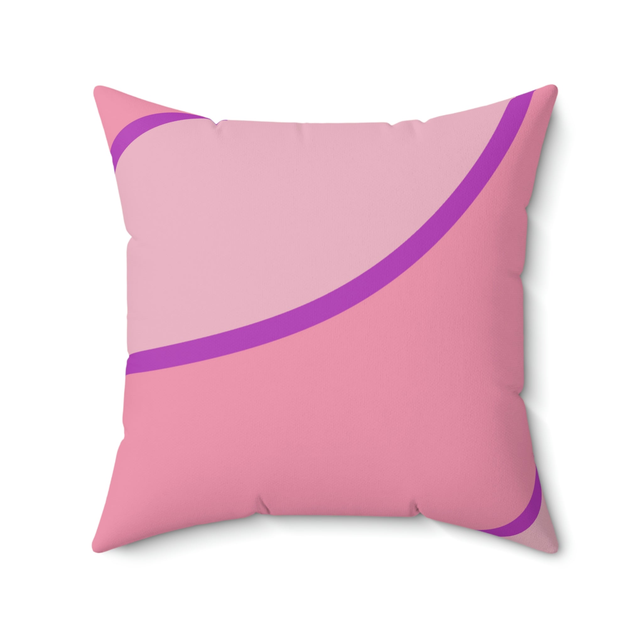 Girls Love Stripes Square Pillow Home Decor Pink Sweetheart