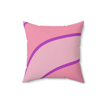 Girls Love Stripes Square Pillow Home Decor Pink Sweetheart