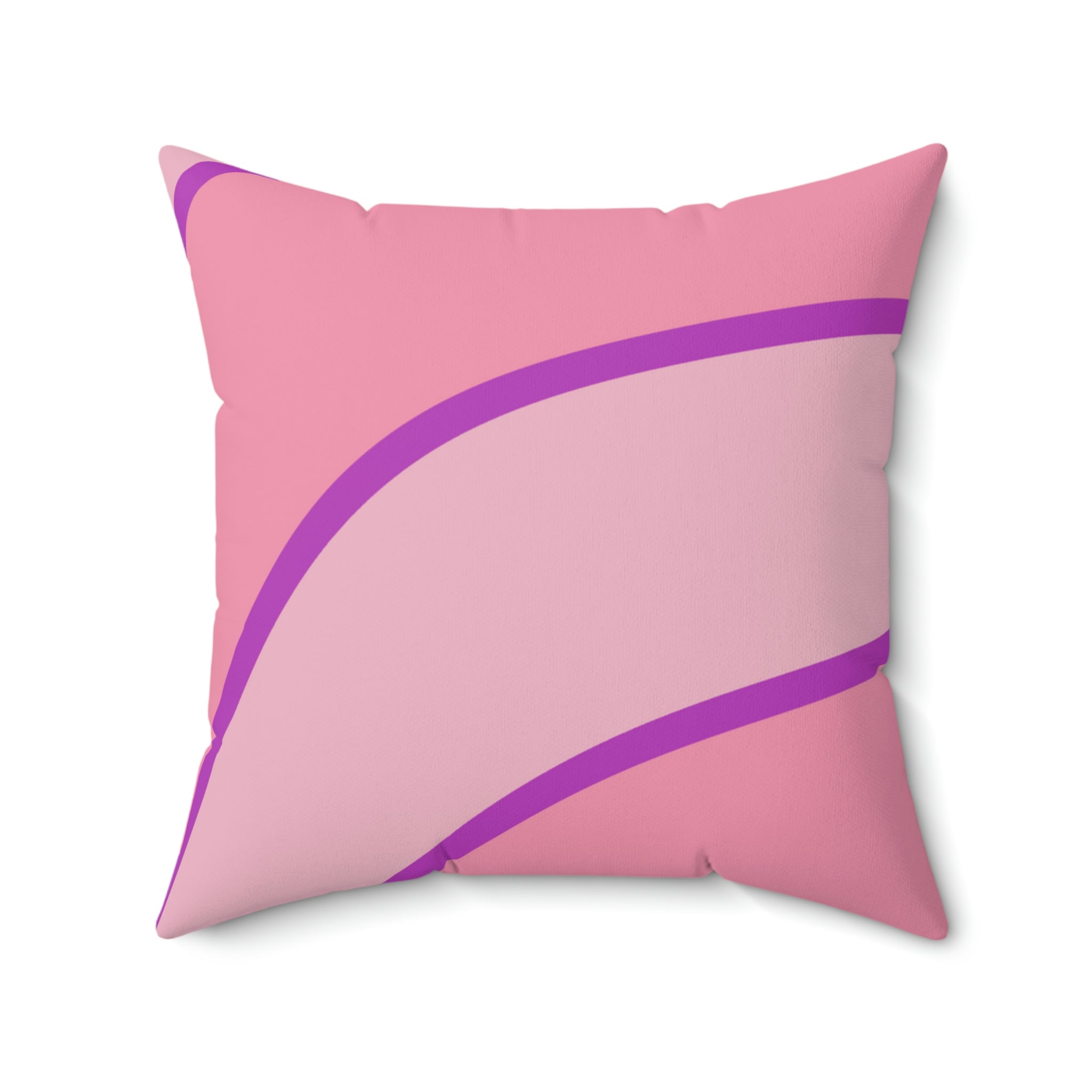 Girls Love Stripes Square Pillow Home Decor Pink Sweetheart