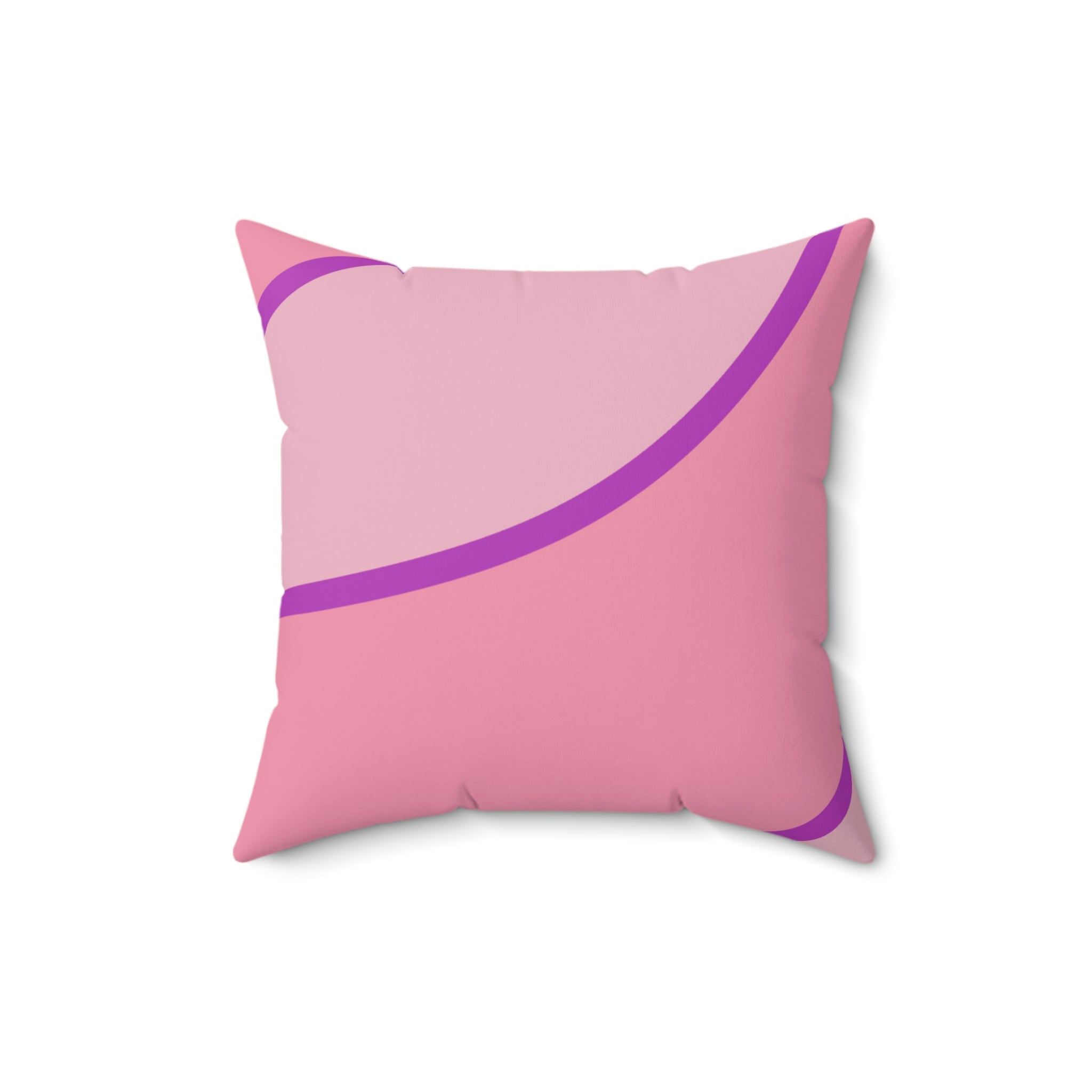 Girls Love Stripes Square Pillow Home Decor Pink Sweetheart