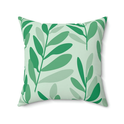 Green Plants Are Good Square Pillow Home Decor Pink Sweetheart