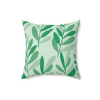 Green Plants Are Good Square Pillow Home Decor Pink Sweetheart